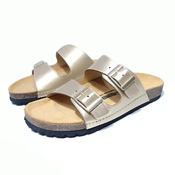 Sandales pour femme 203 doree .......... sandale médicale femme confortable Maroc